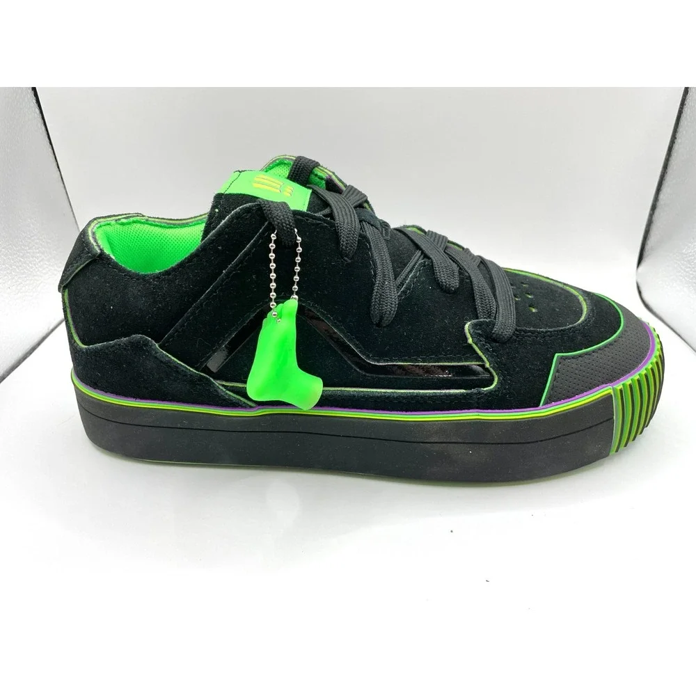 MSCHF Gobstomper Sour Edition Men Size EU 40 Black Green Lace Up Shoes NWOB